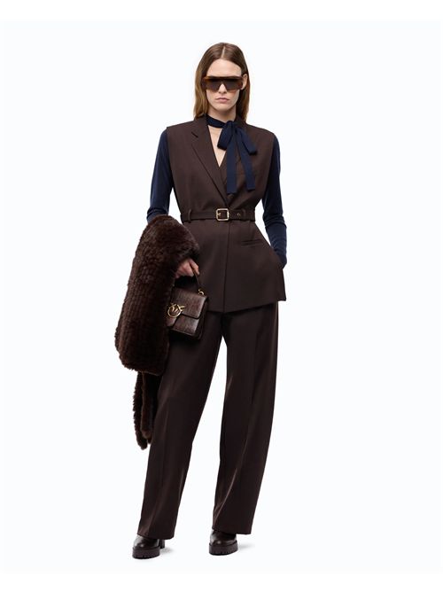 Giacca gilet aperta ai lati con cintura PINKO | 107727A3MS/M04